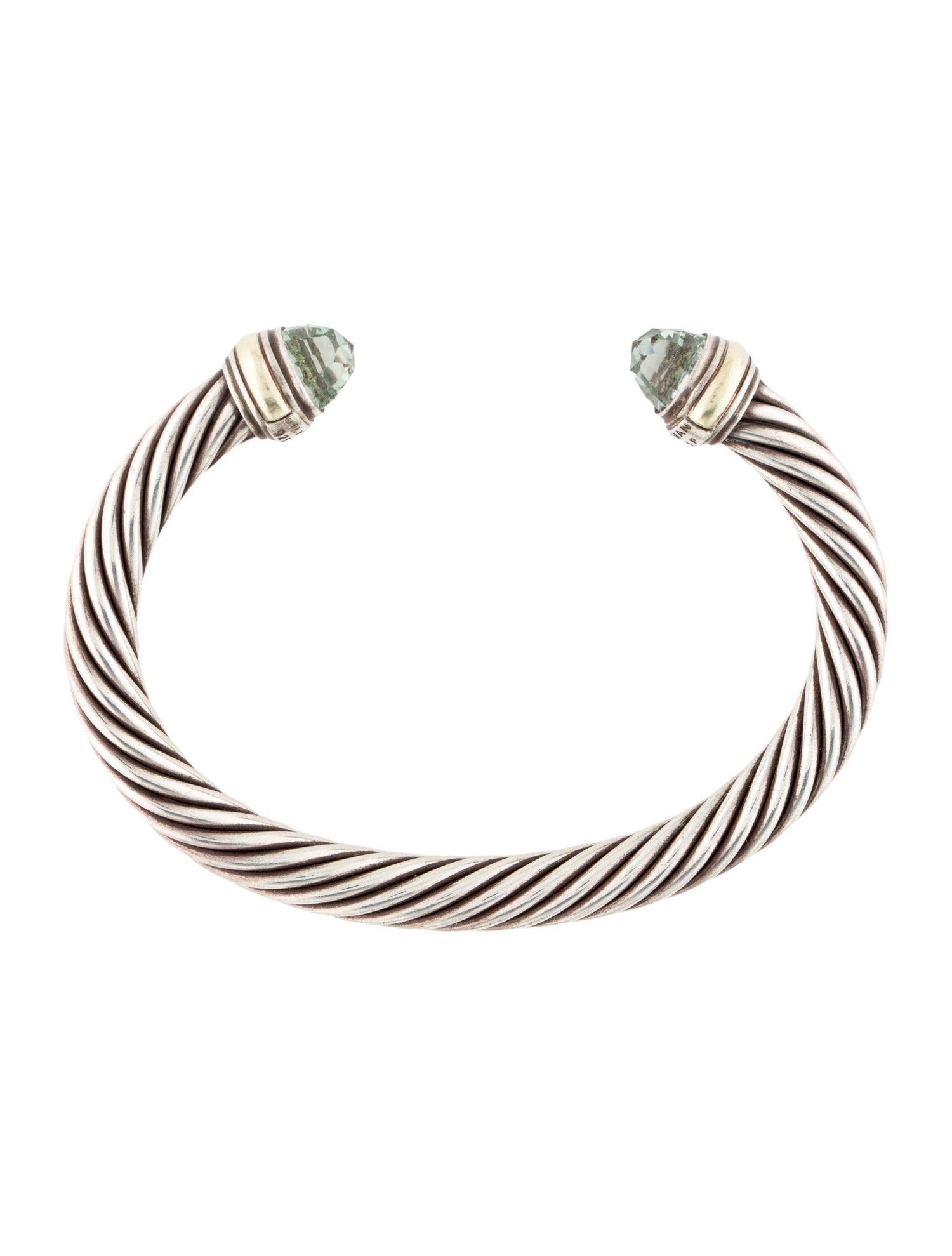 David Yurman Prasiolite Classic Cable Cuff